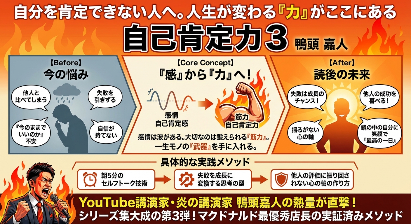 自己肯定力 3 インフォグラフィック